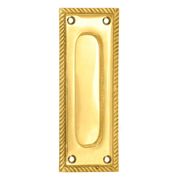 Georgian Rope Rectangular Pocket Door Set (Several Finishes Available)