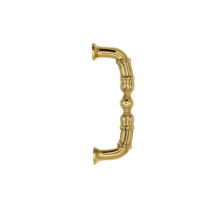 Antique Hardware 5 Inch Overall (4 1/3 Inch c-c)  Solid Brass Victorian Style Pull CABINET PULL