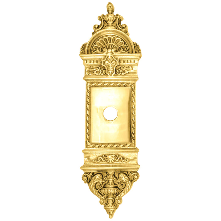 L'Enfant Solid Brass Small Backplate (Several Finishes Available)
