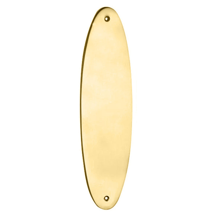 ##Antique Hardware## 11 Inch Solid Brass Traditional Oval Push Plate (Several Finishes Available)