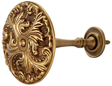##Antique Hardware## Solid Brass Baroque Curtain Tie Back (Several Finishes Available)