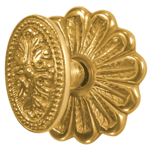 ##Antique Hardware## Maltesia Flower Rosette Door Set with Avalon Oval Door Knobs (Several Finishes Available)