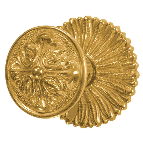 ##Antique Hardware## French Provincial Rosette Door Set with Romanesque Door Knobs (Several Finishes Available)