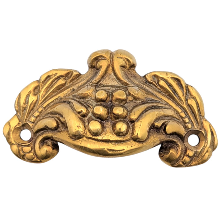 3 Inch Overall (2 3/8 Inch c-c) Solid Brass Cup Pull