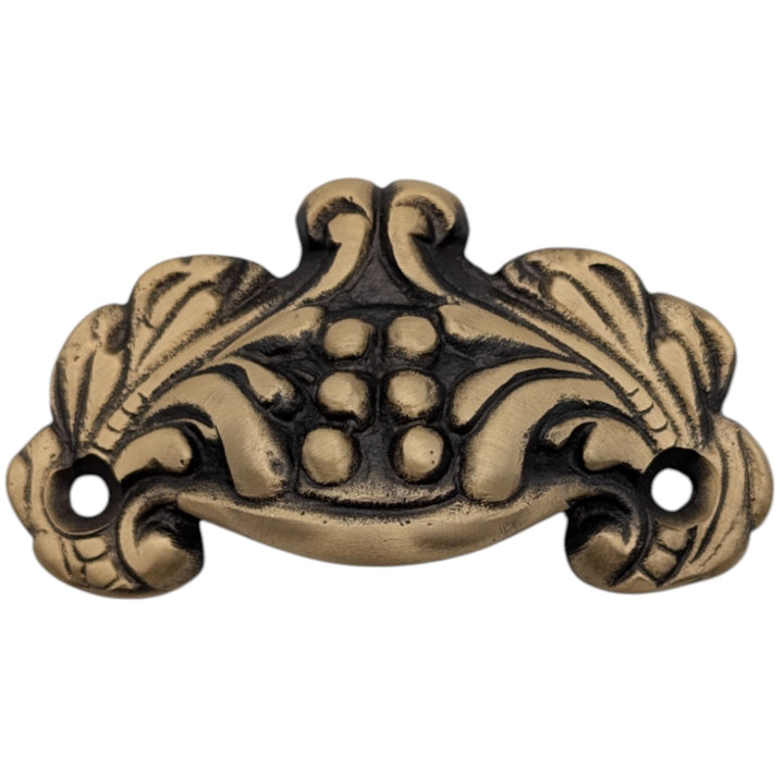 3 Inch Overall (2 3/8 Inch c-c) Solid Brass Cup Pull