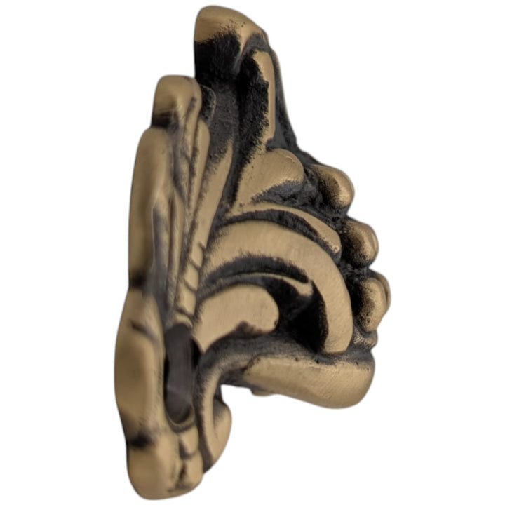 3 Inch Overall (2 3/8 Inch c-c) Solid Brass Cup Pull