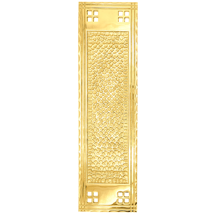 12 Inch Arts & Crafts Style Push Plate (Several Finishes Available)