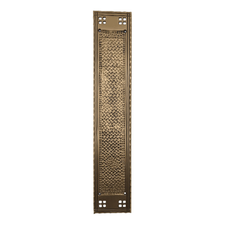 18 Inch Arts & Crafts Style Push Plate