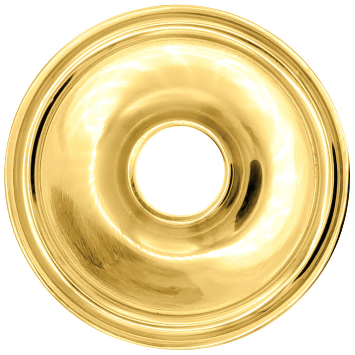 Traditional Style Solid Brass Rosette Plates (Several Finishes Available)