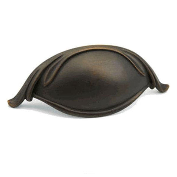 ##Antique Hardware## 4 3/4 Inch (3 Inch c-c) French Farm Cup Pull