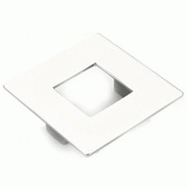 ##Antique Hardware## 3 1/2 Inch (2.50 Inch c-c) Finestrino Square Pull