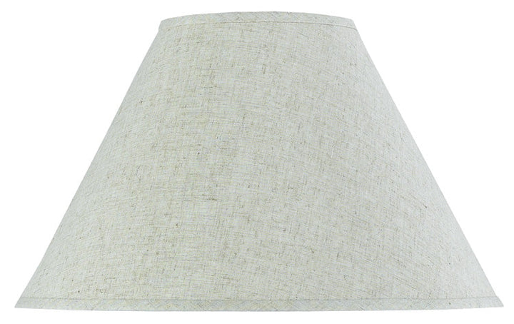 ##Antique Hardware## ROUND LINEN FABRIC SHADE