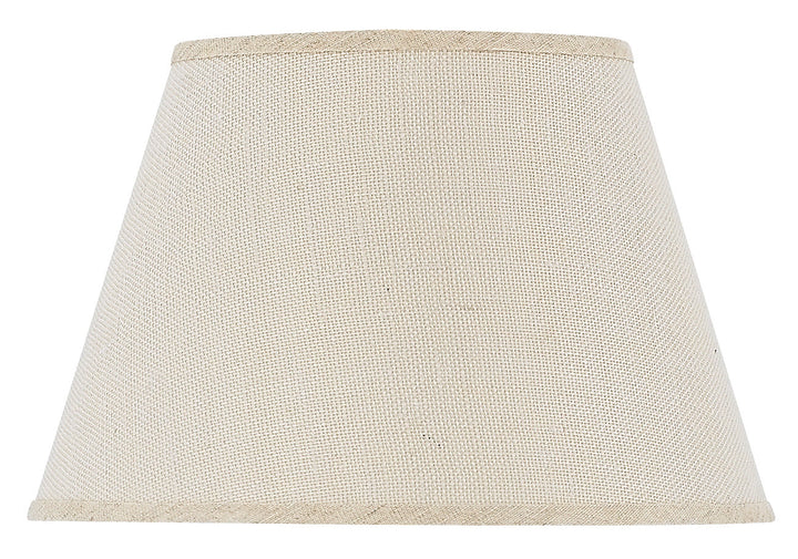 ##Antique Hardware## 10 Inch Tall Hardback Burlap Shade