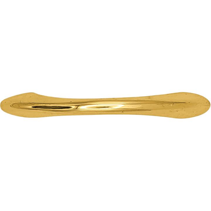 4 Inch Overall (3 Inch c-c) Solid Brass Traditional Cabinet & Furniture Pull (Several Finishes Available)