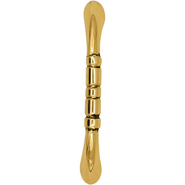 3 1/2 Inch Overall (3 Inch c-c) Solid Brass Traditional Pull (Several Finishes Available)
