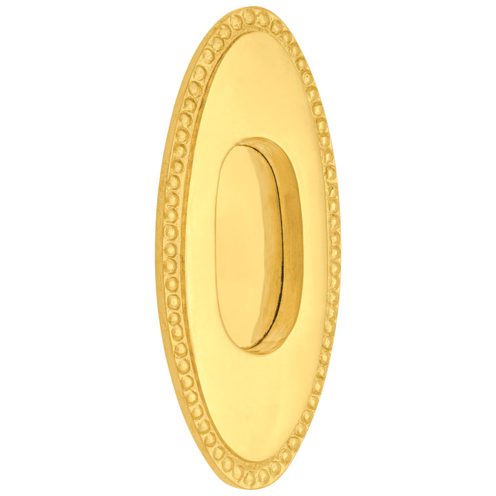 6 Inch Beaded Signature Beaded Flush Pull (Several Finishes Available)