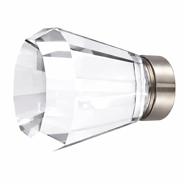 1 1/4 Inch Crystal Glass Brookmont Cabinet & Furniture Knob