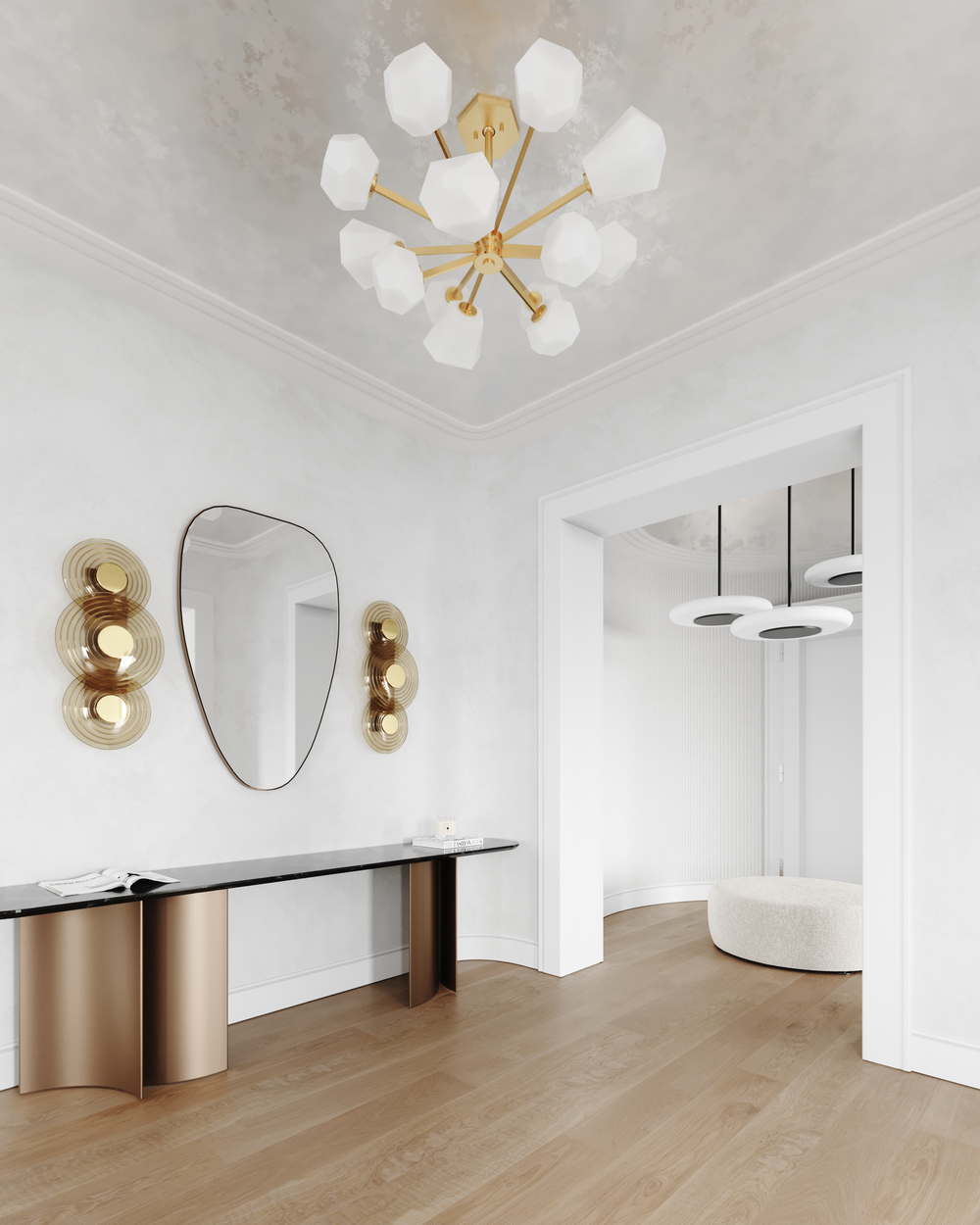 ##Antique Hardware## Tring Chandelier