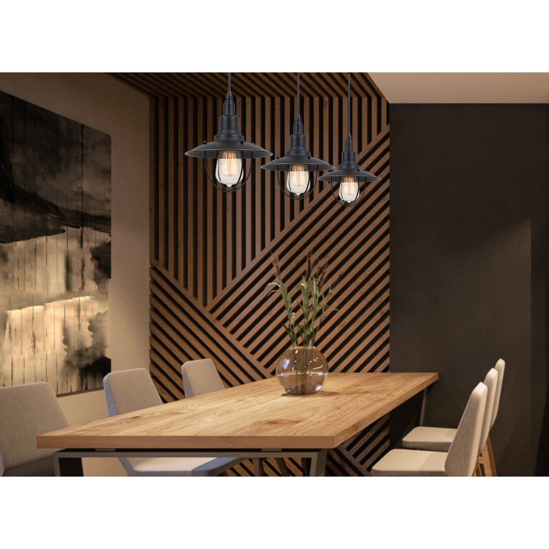 ##Antique Hardware## 60W ALLENTOWN METAL PENDANT