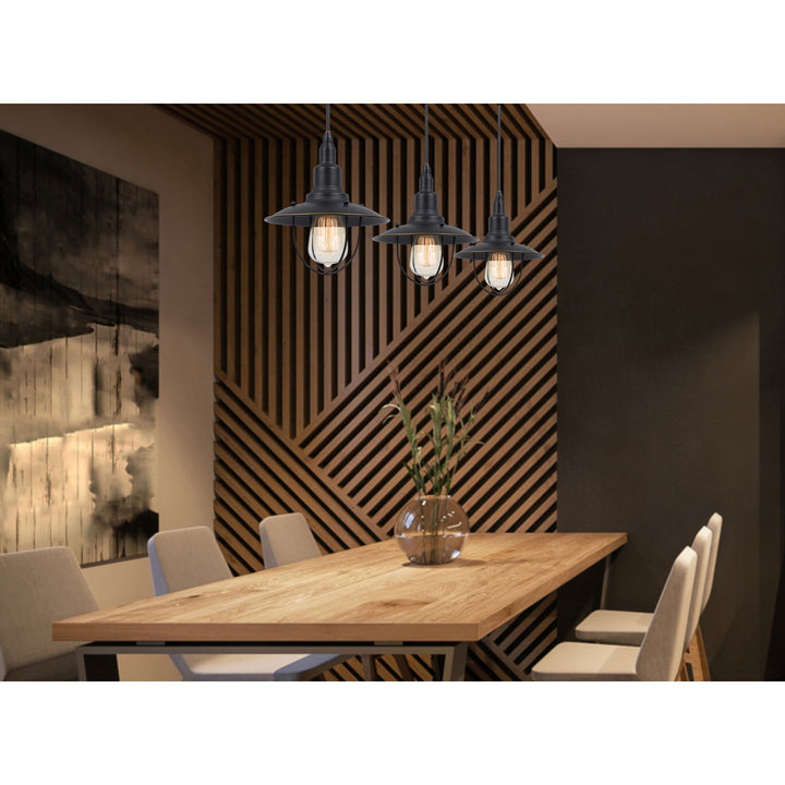 ##Antique Hardware## 60W ALLENTOWN METAL PENDANT