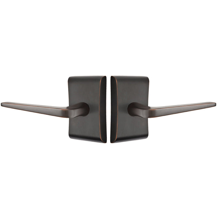 Antique Hardware Emtek Solid Brass Athena Lever With Neos Rosette (Several Finish Options) EMTEK LEVER DOOR KNOB