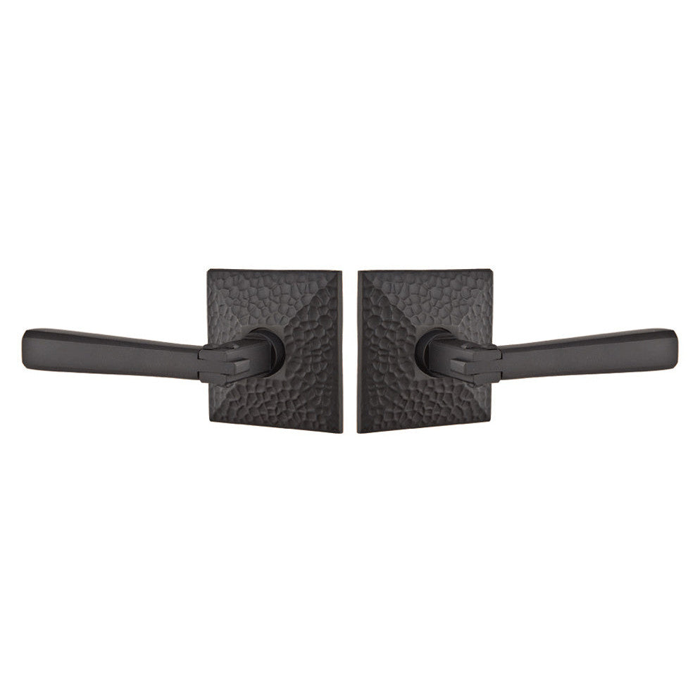 ##Antique Hardware## Arts & Crafts Lever With Hammered Rosette (Several Finish Options)