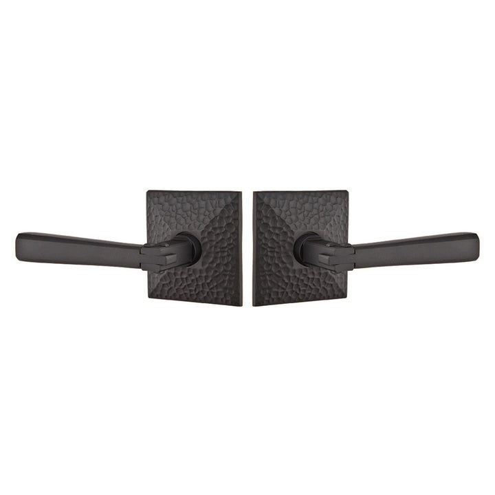 ##Antique Hardware## Arts & Crafts Lever With Hammered Rosette (Several Finish Options)