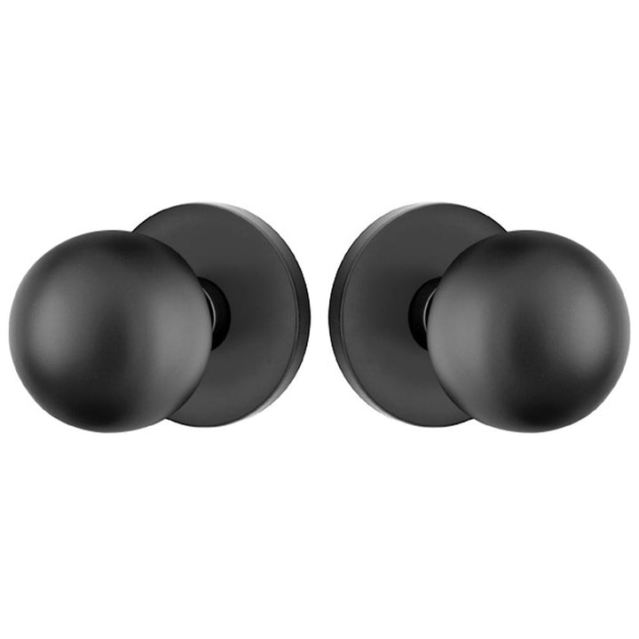 Antique Hardware Emtek Solid Brass Orb Door Knob Set With Disk Rosette EMTEK DOOR KNOB