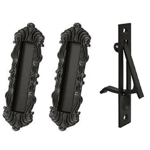 ##Antique Hardware## Victorian Style Single Pocket Passage Style Door Set (Several Finishes Available)