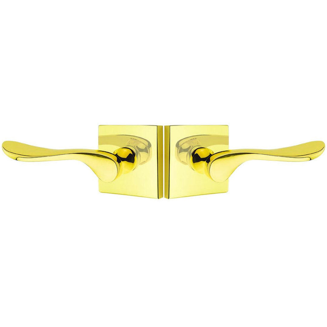 Antique Hardware Emtek Solid Brass Luzern Lever With Square Rosette (Several Finish Options) EMTEK LEVER DOOR KNOB