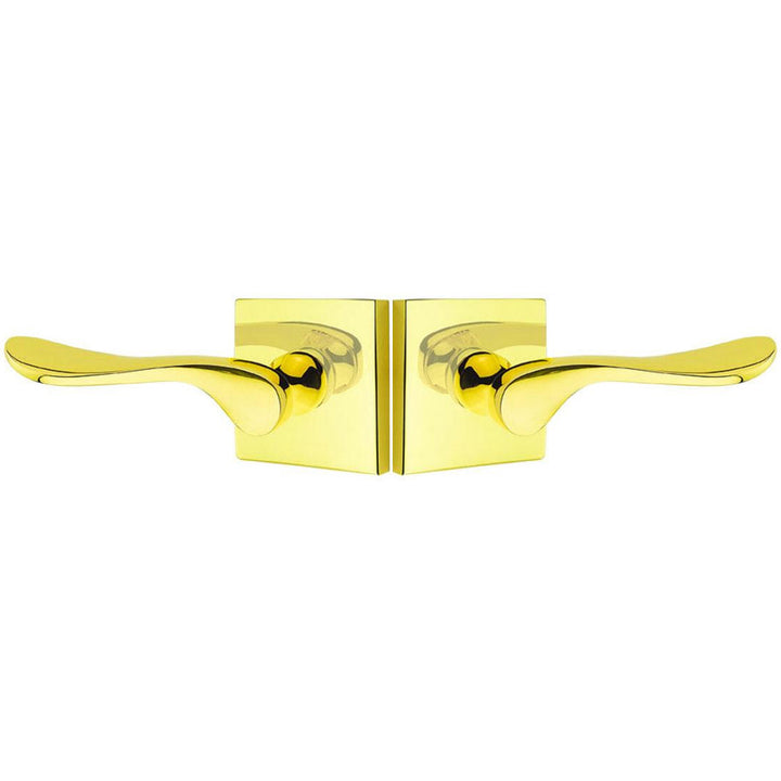 Antique Hardware Emtek Solid Brass Luzern Lever With Square Rosette (Several Finish Options) EMTEK LEVER DOOR KNOB
