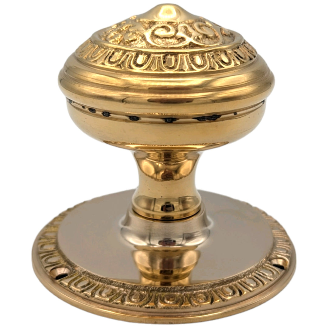 ##Antique Hardware## Egg & Dart Rosette Door Set with Egg & Dart Door Knobs (Several Finishes Available)