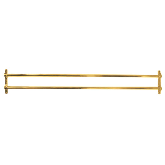 36 Inch Solid Brass Double Push Bar (Several Finishes Available)