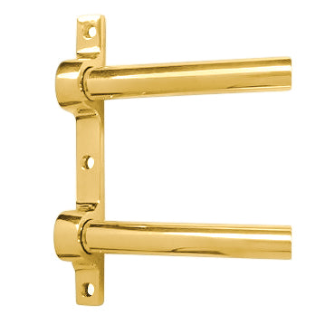 36 Inch Solid Brass Double Push Bar (Several Finishes Available)