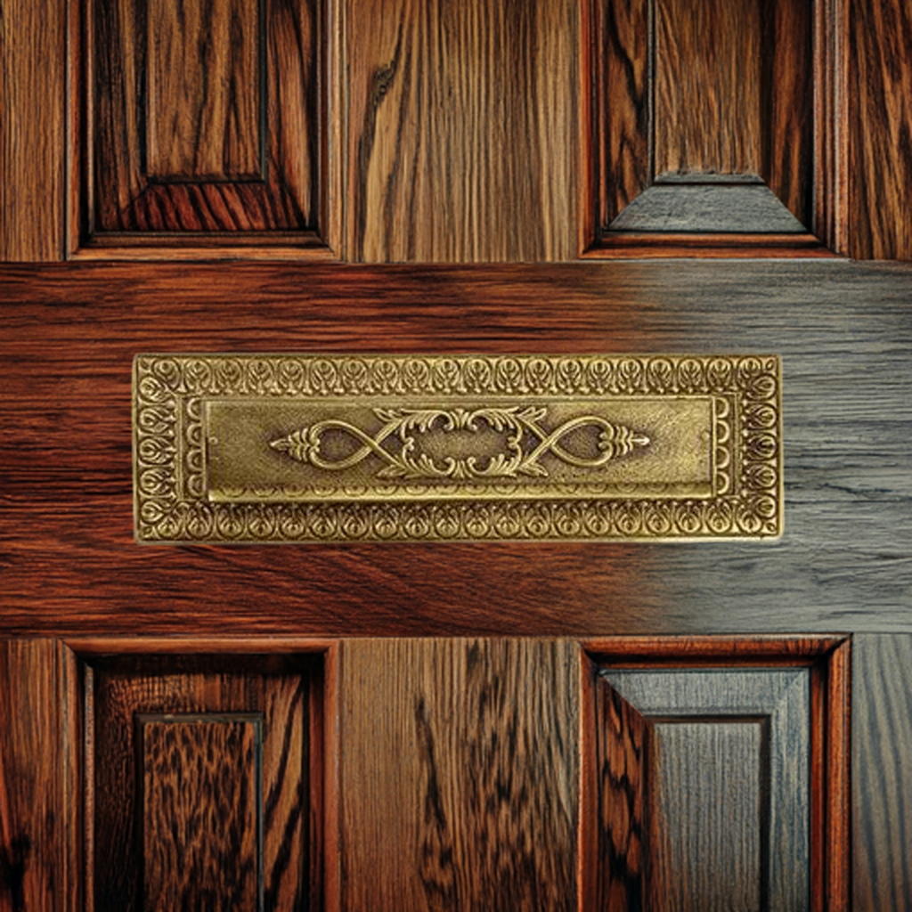 ##Antique Hardware## Open Box Sale Item Victorian Style Mail Slot