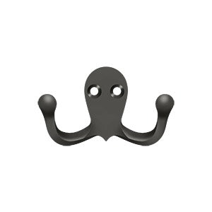 Antique Hardware Double Coat & Hat Hook (Several Finishes Available) 