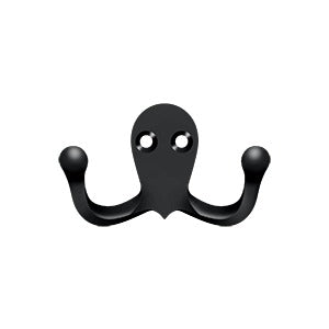 Antique Hardware Double Coat & Hat Hook (Several Finishes Available) 