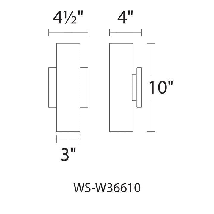 ##Antique Hardware## Caliber LED Indoor and Outdoor Wall Light