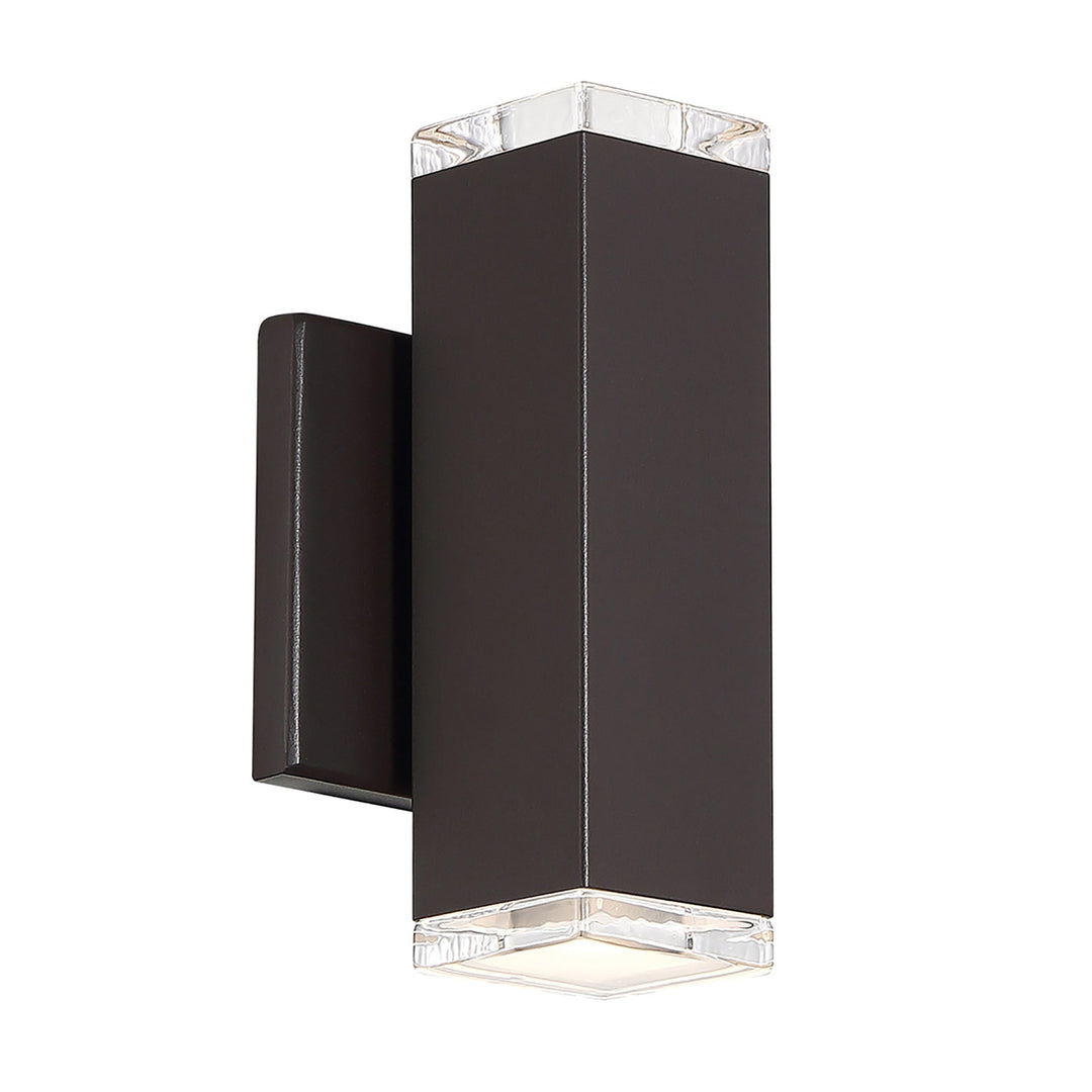 ##Antique Hardware## Block LED Indoor and Outdoor Wall Light