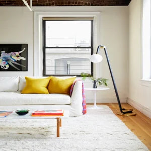 ##Antique Hardware## Whit Floor Lamp