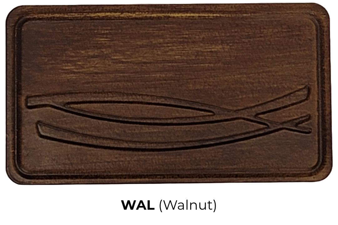 ##Antique Hardware## 24 Inch down Rod Walnut