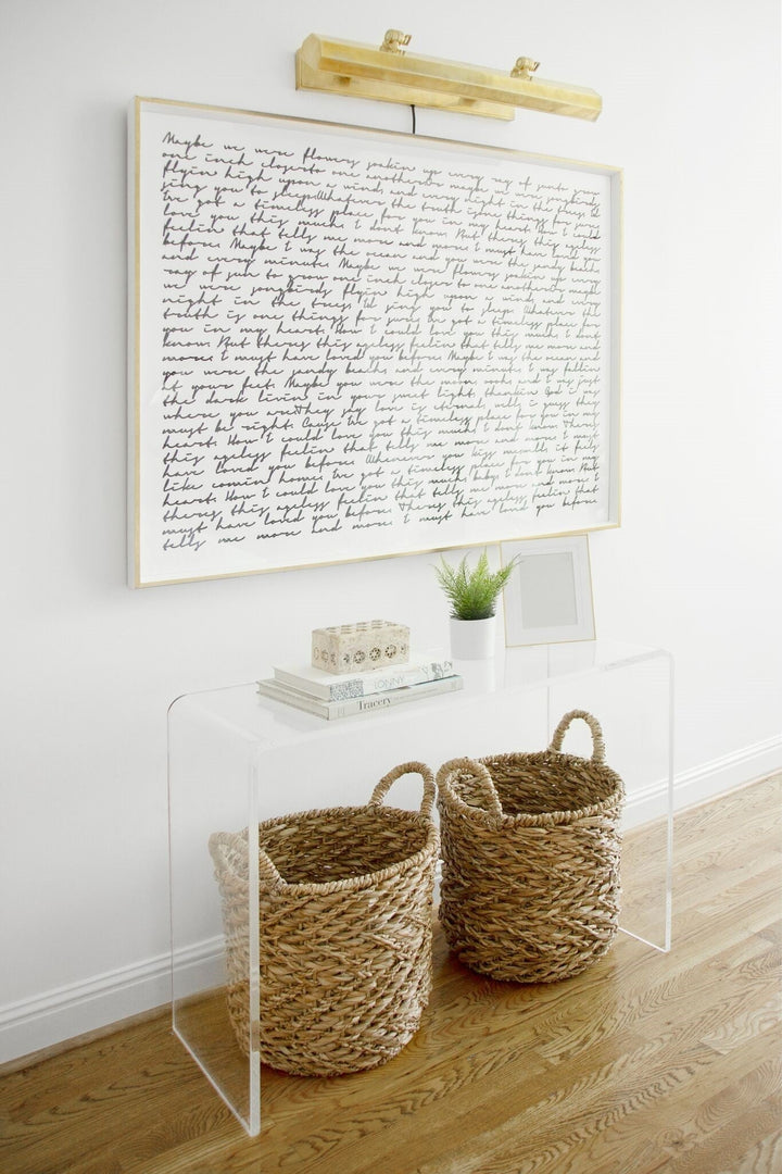 ##Antique Hardware## Woodbury Picture Light