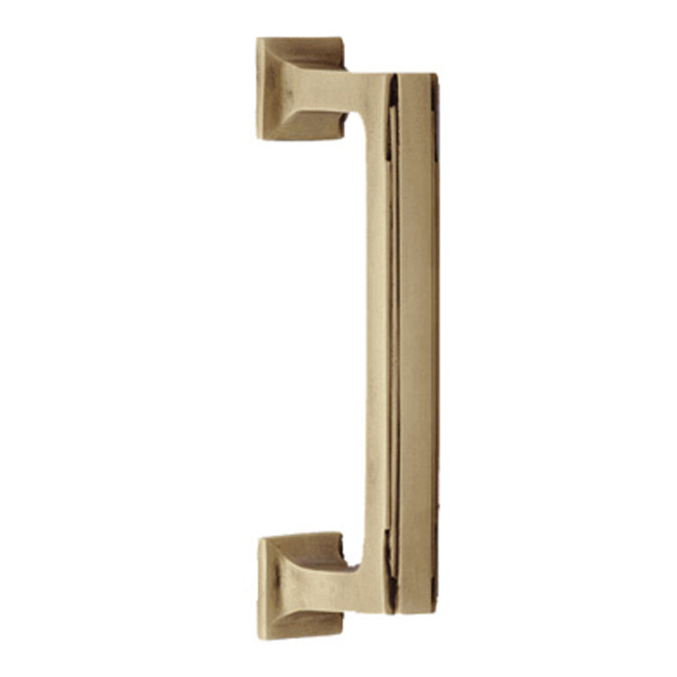 ##Antique Hardware## 7 Inch Solid Brass Art Deco Skyscraper Pull (Several Finishes Available)