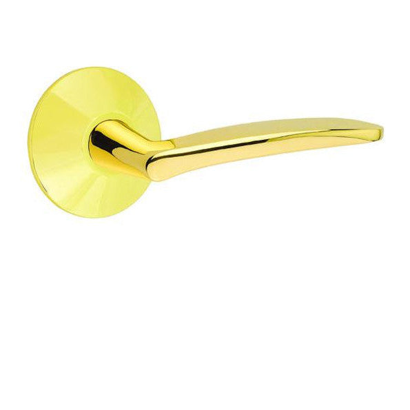 ##Antique Hardware## Emtek Solid Brass Poseidon Lever With Modern Rosette (Several Finish Options)