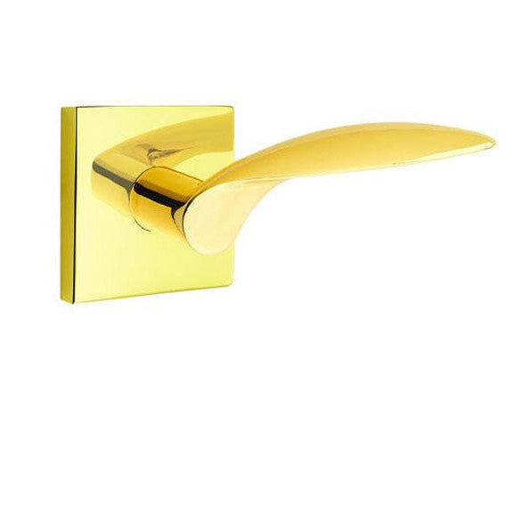 ##Antique Hardware## Emtek Solid Brass Mercury Lever With Square Rosette (Several Finish Options)