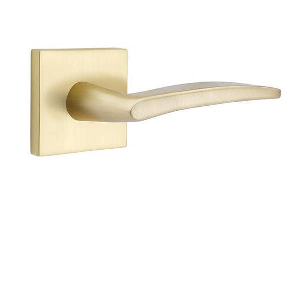##Antique Hardware## Emtek Solid Brass Poseidon Lever With Square Rosette (Several Finish Options)
