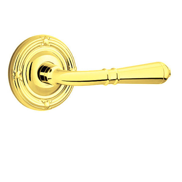 ##Antique Hardware## Emtek Solid Brass Turino Lever With Ribbon & Reed Rosette (Many Finishes Available)