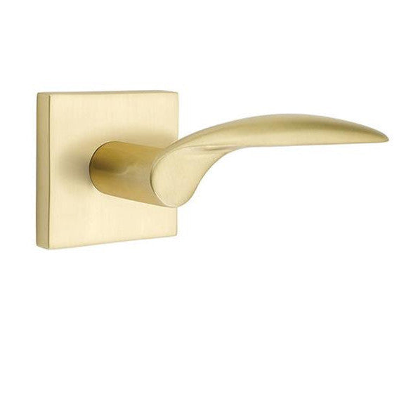##Antique Hardware## Emtek Solid Brass Mercury Lever With Square Rosette (Several Finish Options)