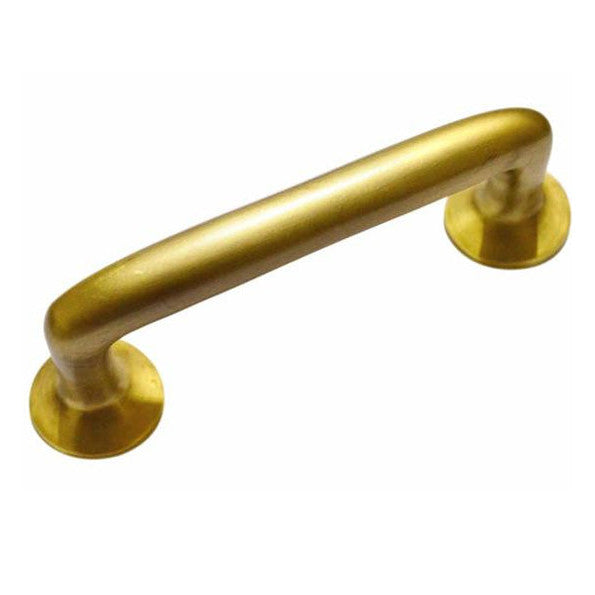 ##Antique Hardware## 5 Inch (4 Inch c-c) Traditional Solid Brass Cabinet Pull