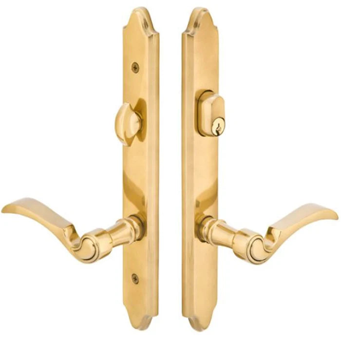 ##Antique Hardware## Brass Concord Multi-Point Handleset with Coventry Lever (Several Finishes Available)
